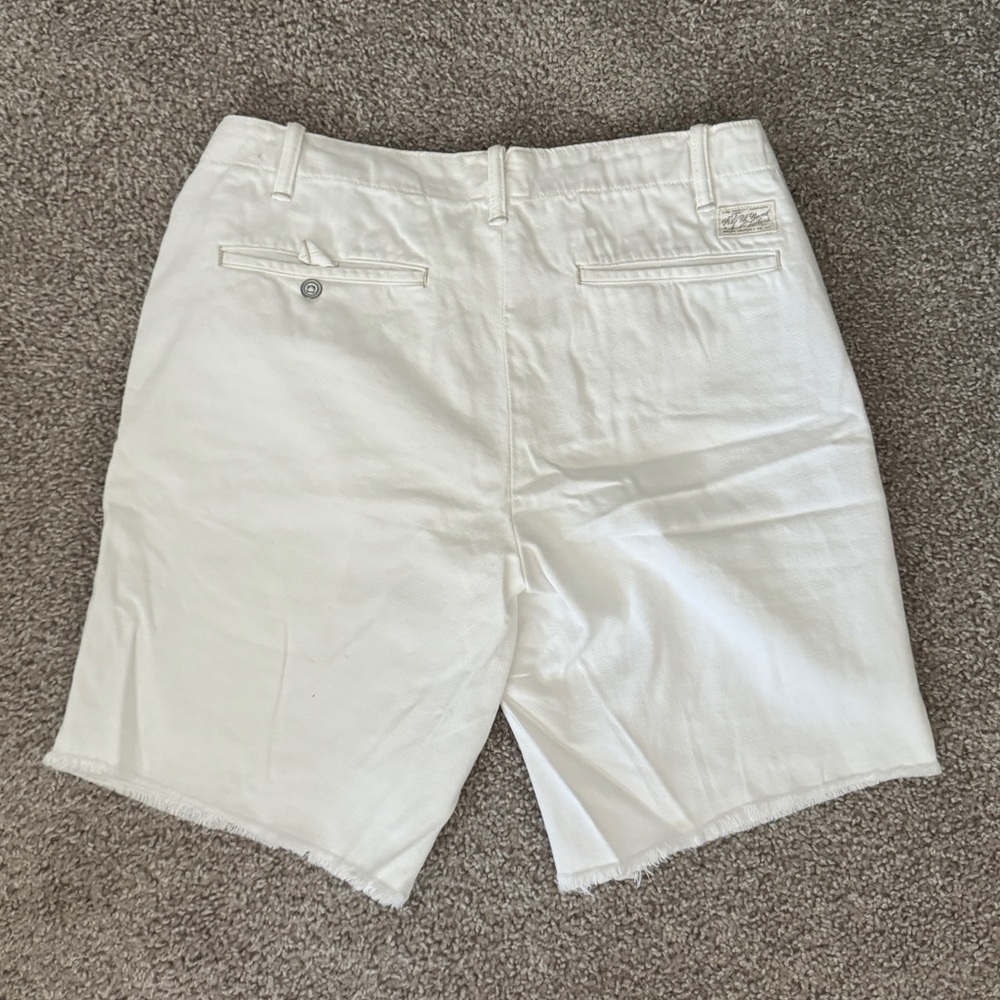 Polo Ralph Lauren white denim shorts